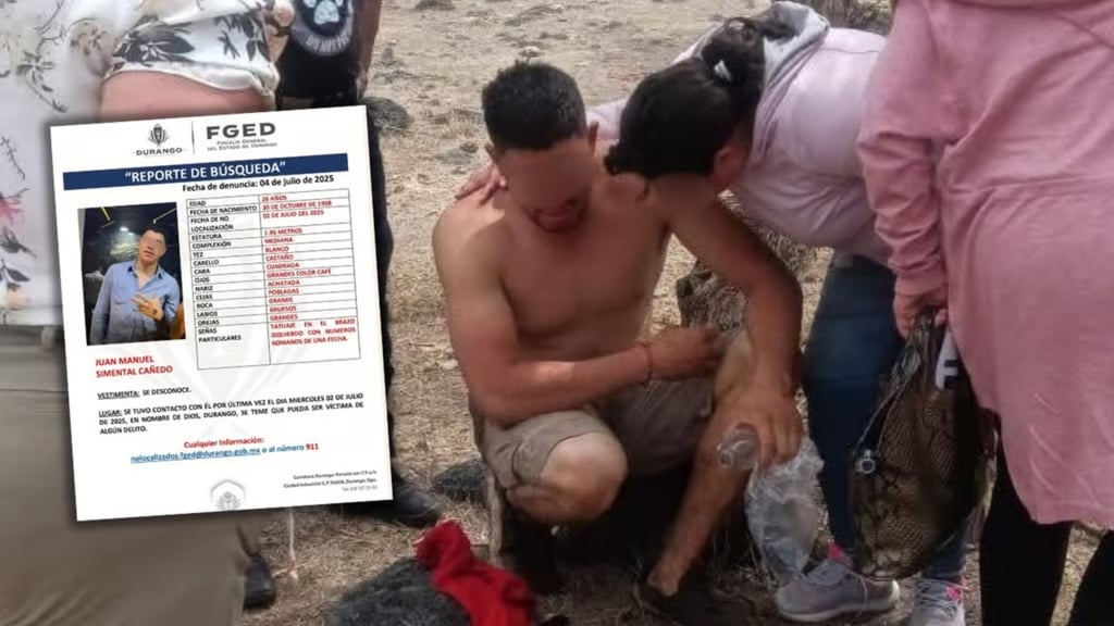 Situación. Localizaron con vida a una persona reportada como desaparecida en Nombre de Dios.