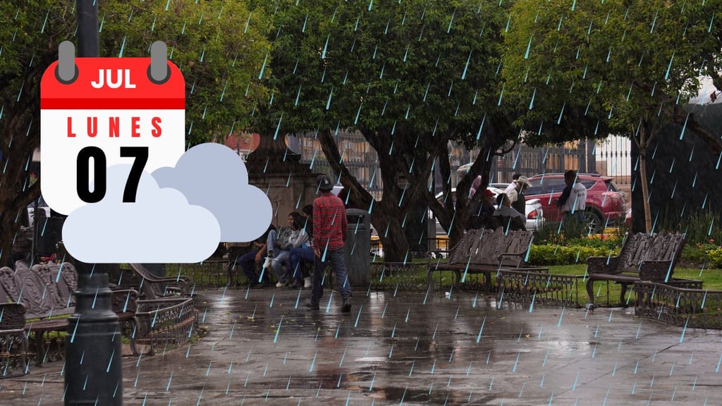 ¿Inicio de semana nublado y lluvioso? Así será el clima en Durango HOY lunes 7 de julio