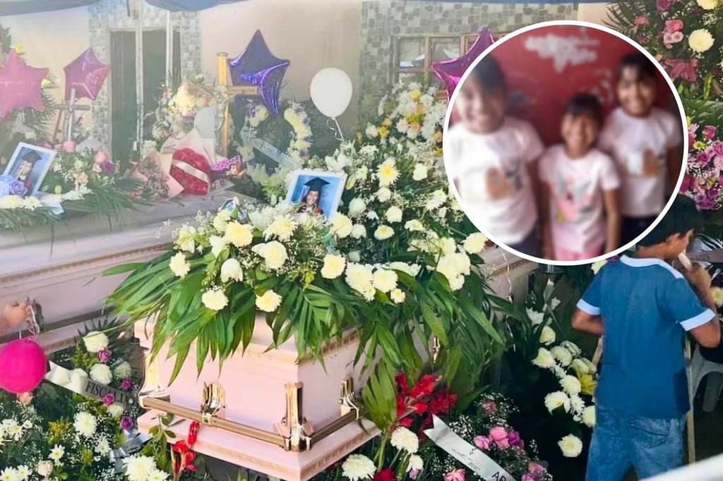 Entre lágrimas y dolor, despiden a madre y tres niñas asesinadas en Hermosillo