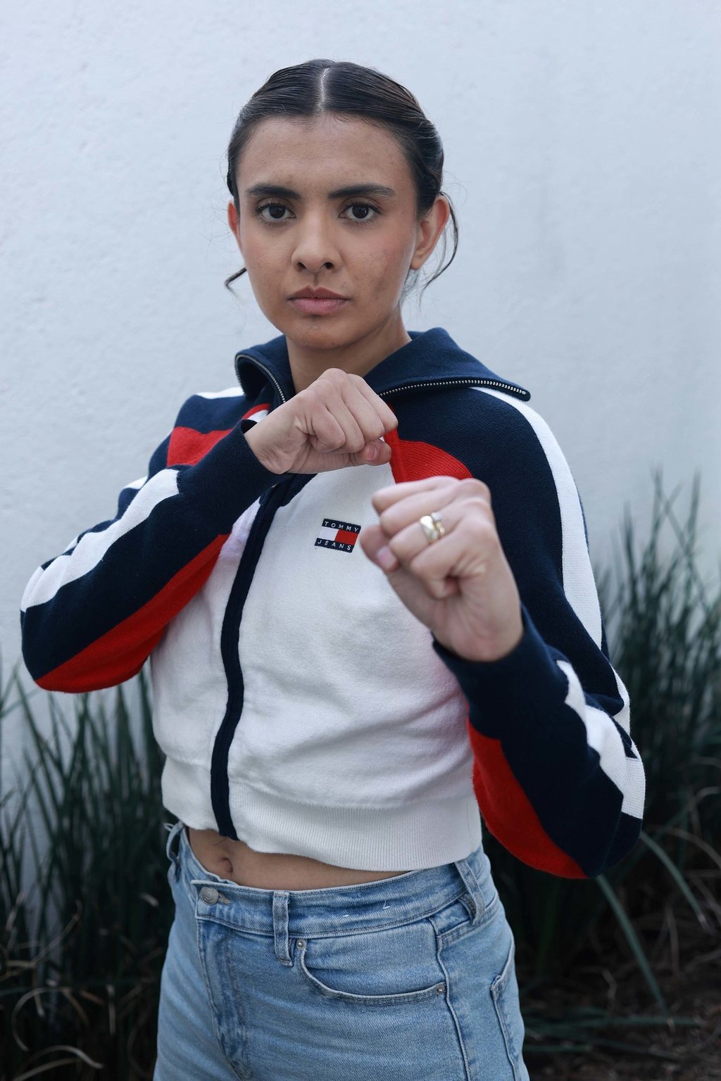 Capitana. De 27 años de edad, la capitana de la Selección Nacional Femenil de taekwondo, brilla en la categoría de menos de 57 kilogramos.