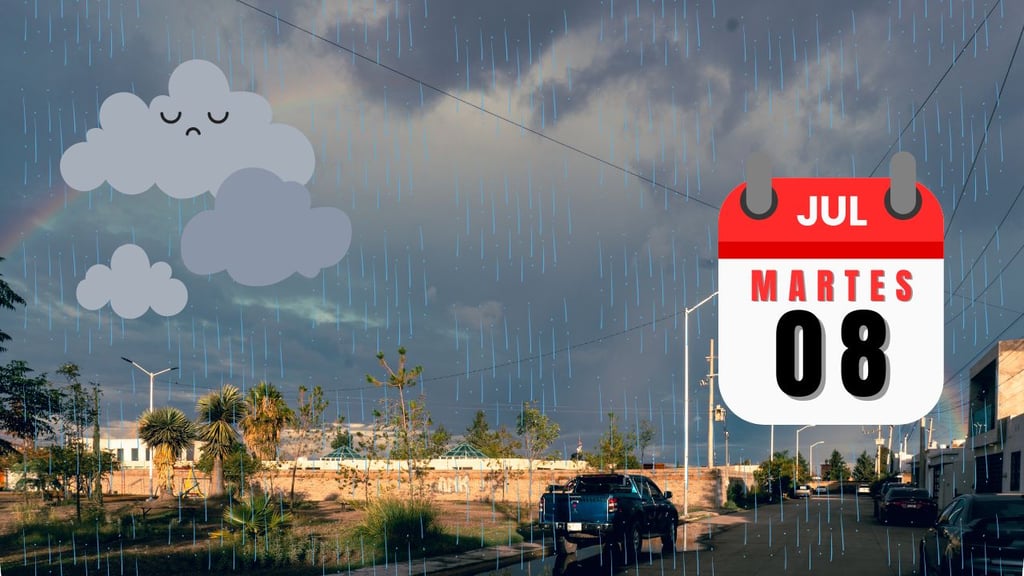 ¿Tormentas eléctricas y granizo en Durango HOY martes 8 de julio? Esto indica el pronóstico
