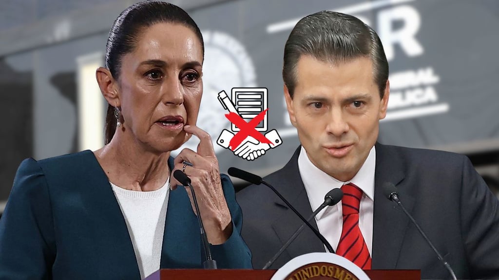 Sheinbaum niega pacto de impunidad con Enrique Peña Nieto