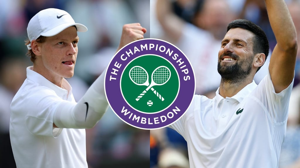 Wimbledon: Novak Djokovic y Jannik Sinner avanzan y se enfrentarán en las semifinales