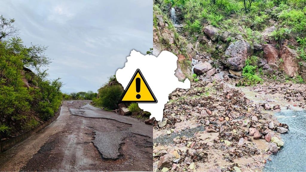 Tramos de la sierra de Durango están destruidos; señalan que son difíciles de transitar