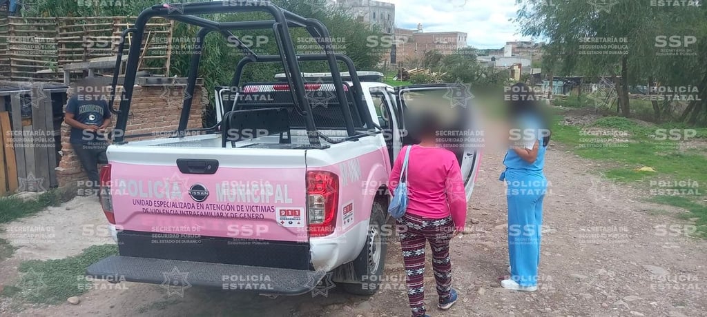 Acción. El Mando Único detuvo a un sujeto por agredir a su esposa en Santiago Papasquiaro.