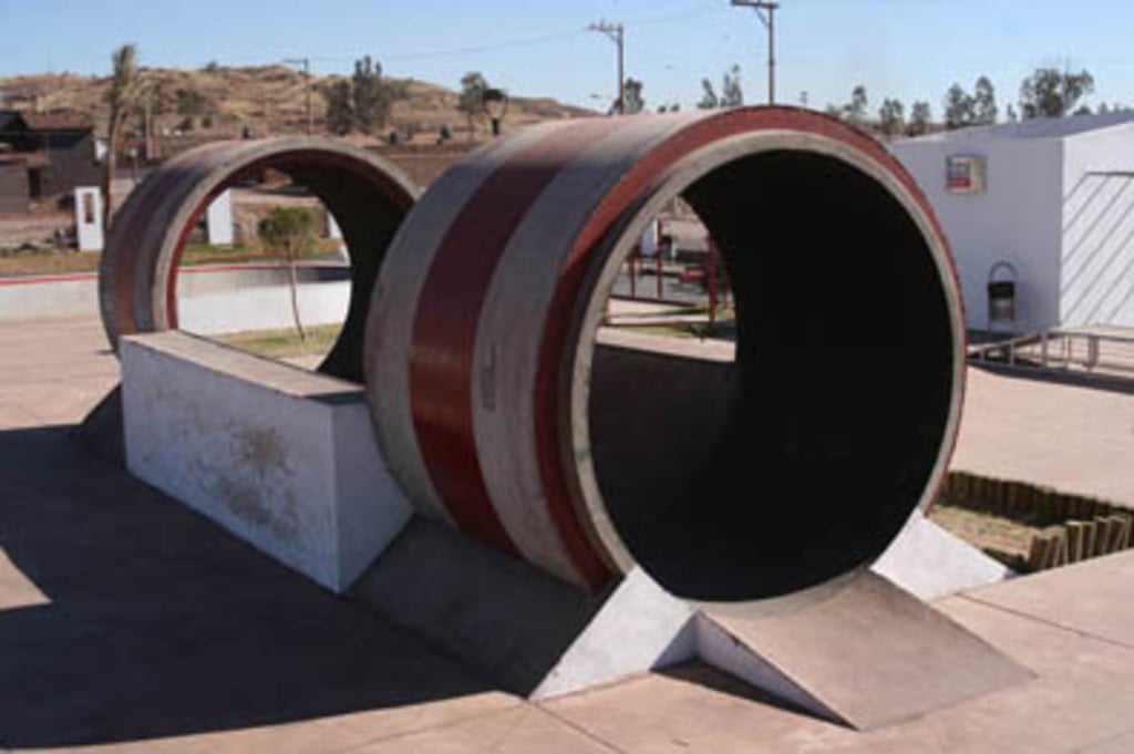 Skatepark. El terreno se ubica frente a este espacio recreativo.