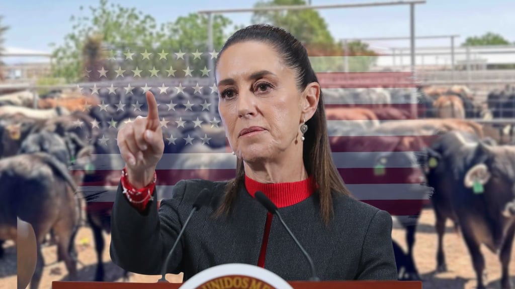 Sheinbaum critica a EU por volver a prohibir cruce del ganado mexicano por gusano barrenador