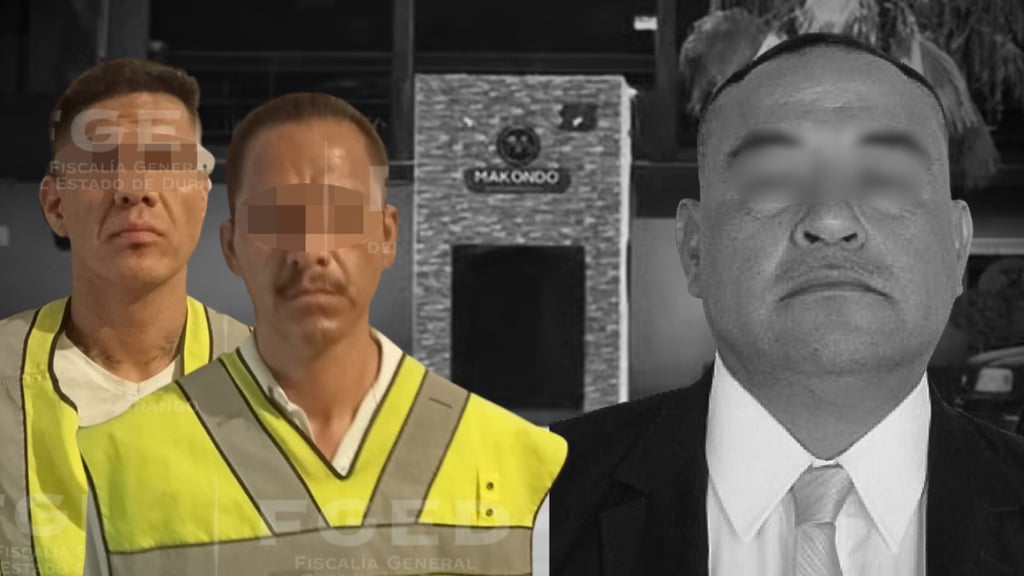 Presentan a presuntos asesinos del agente PID que fue asfixiado en bar de Gómez Palacio