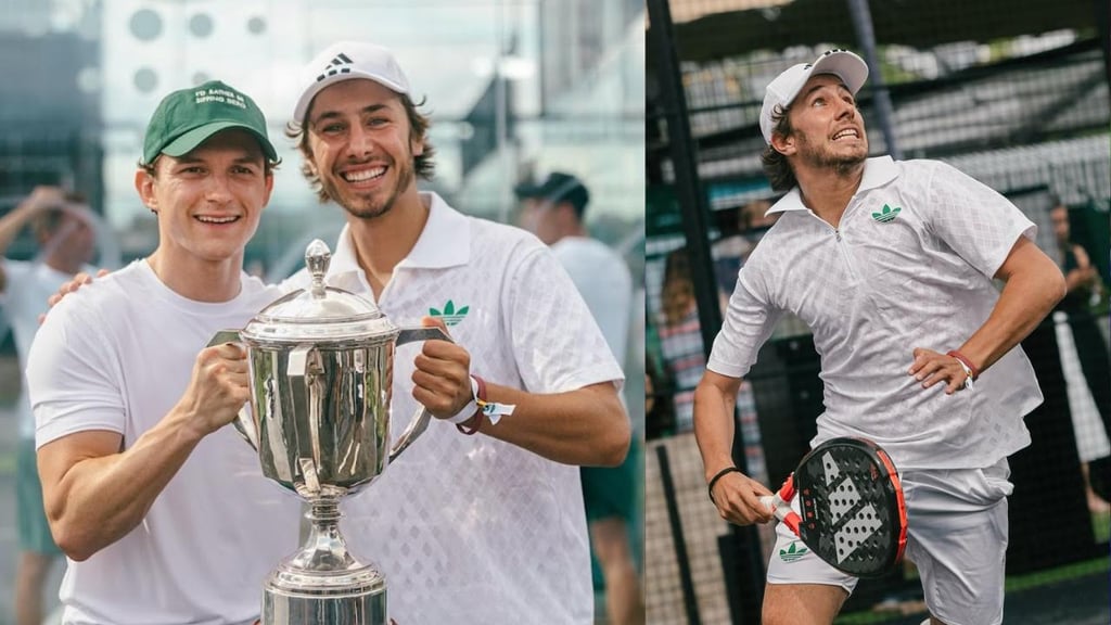 Juanpa Zurita pone en alto el deporte mexicano al ganar el Padel Classic organizado por Tom Holland