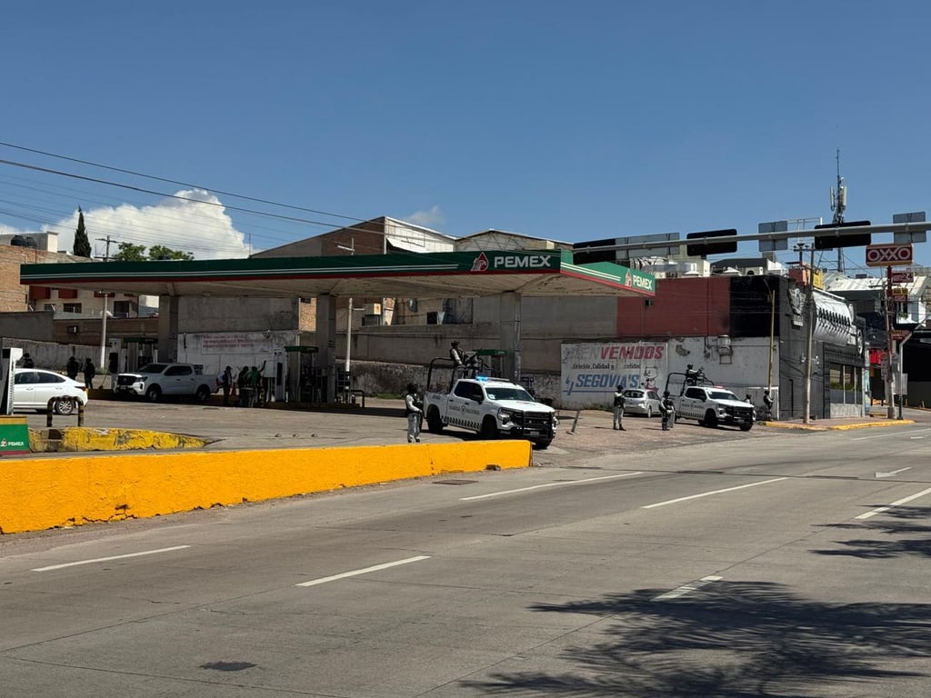 Guardia Nacional acompaña operativo en 20 gasolineras de Durango