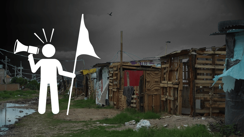 Invasores toman área federal del fraccionamiento San Juan, en Durango