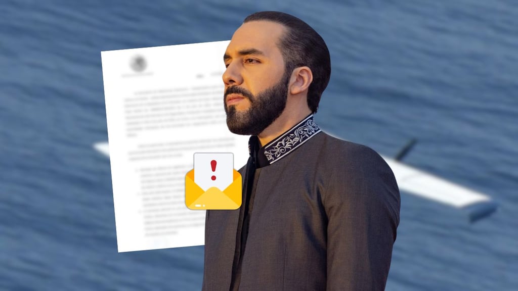 Nayib Bukele revela nota aclaratoria sobre 'narcoavioneta' emitida por la SRE