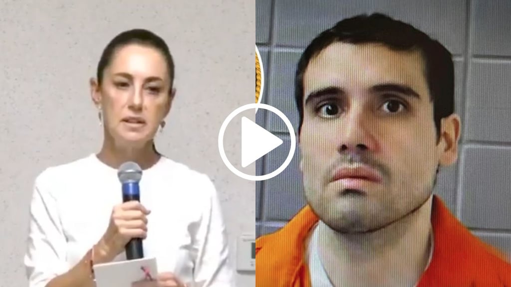 Así reaccionó Sheinbaum a la declaración de culpabilidad de Ovidio Guzmán | VIDEO