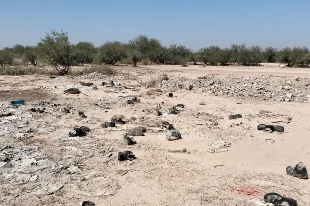 Acción. El Grupo Vida identificó un nuevo punto de búsqueda en ejido Las Lagartijas; hallan restos y casquillos.