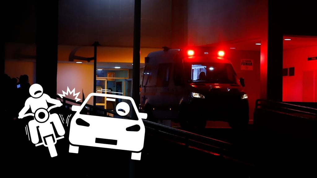 Menor sufre traumatismo craneoencefálico tras accidente en moto en el Francisco Villa