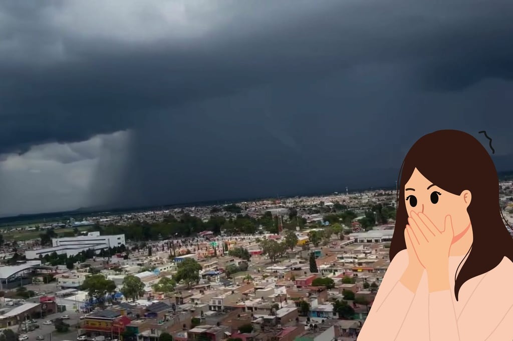 Piloto capta cielo de Durango, minutos antes de la tormenta de esta tarde | VIDEO