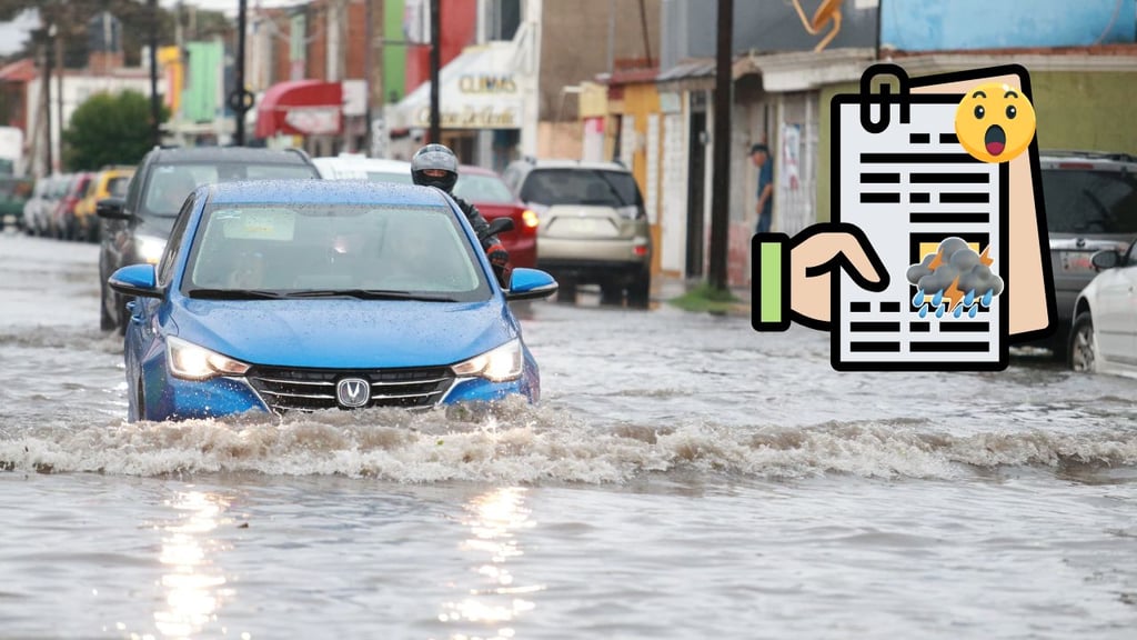 Lluvias del sábado son casi la mitad de agua que cae durante julio en Durango