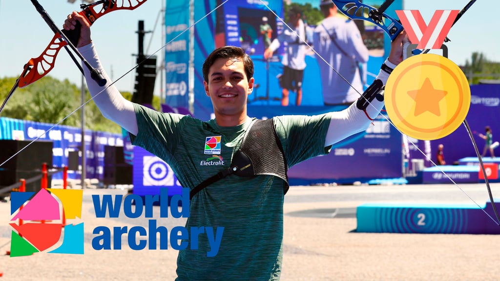 México brilla en Madrid: Matías Grande se corona campeón mundial en tiro con arco