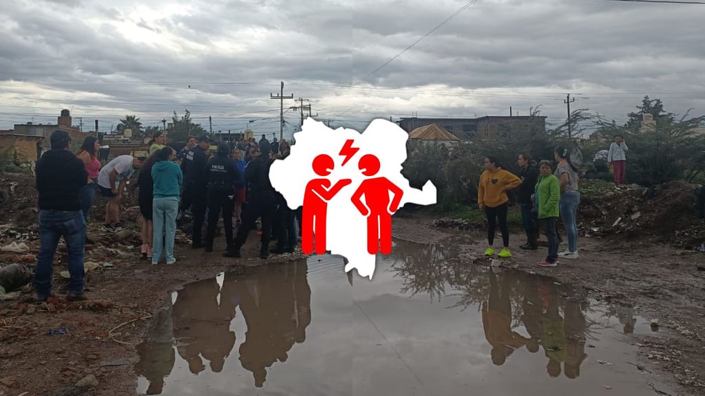 Escala conflicto entre invasores del ferrocarril y vecinos de tres fraccionamientos de Durango