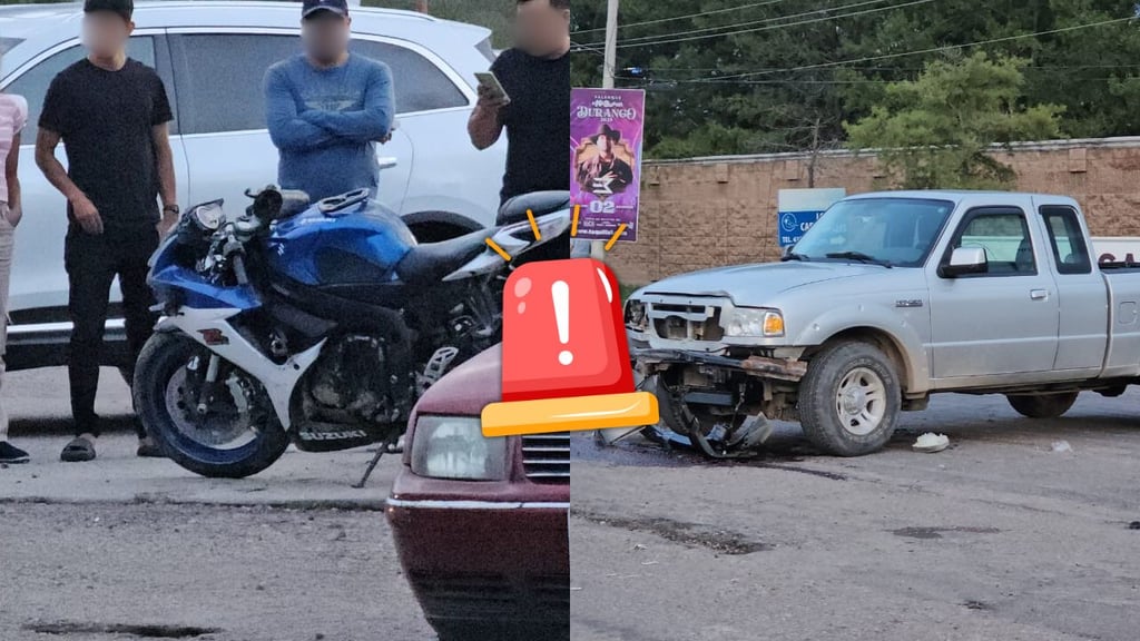 Pareja de motociclistas resultó gravemente herida tras choque en El Pueblito