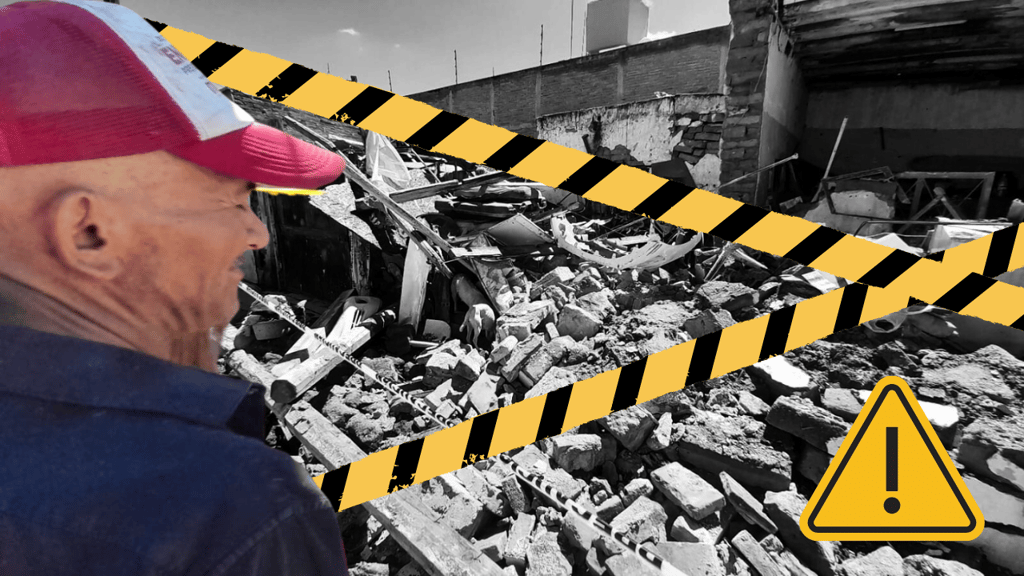 Duranguenses se solidarizan con Martín y su familia, habitantes de vivienda colapsada por lluvias