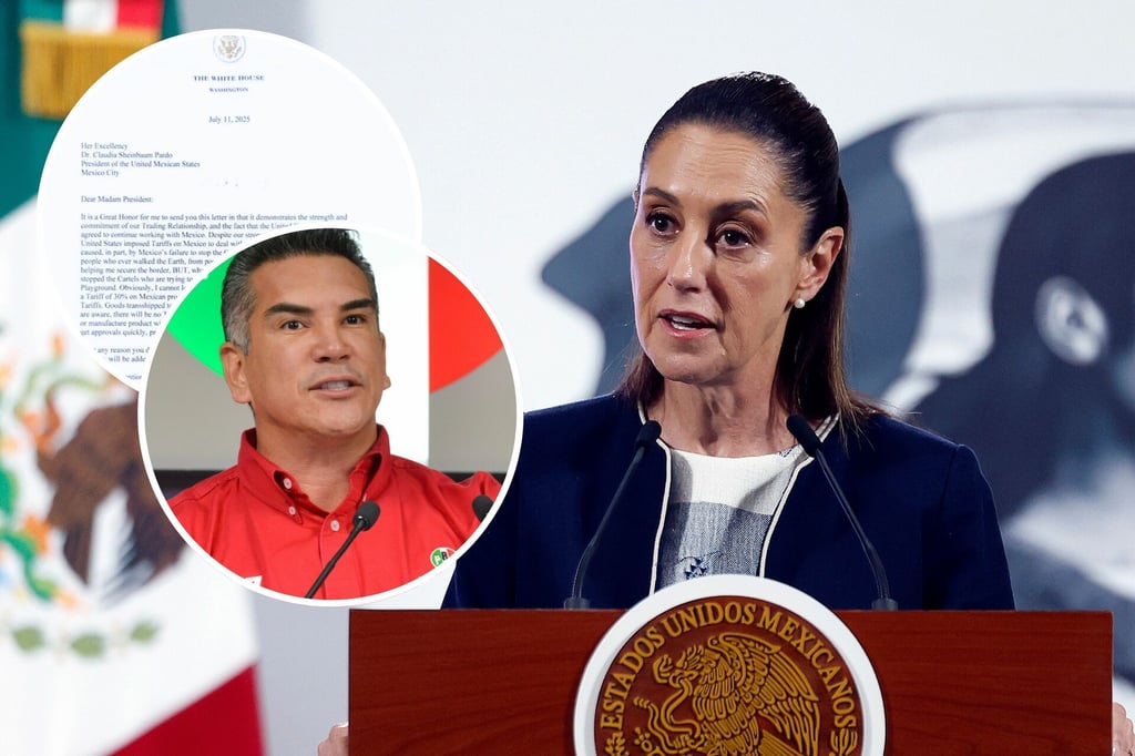 Sheinbaum minimiza amenaza de aranceles de Trump y Alito la acusa de ocultar la gravedad