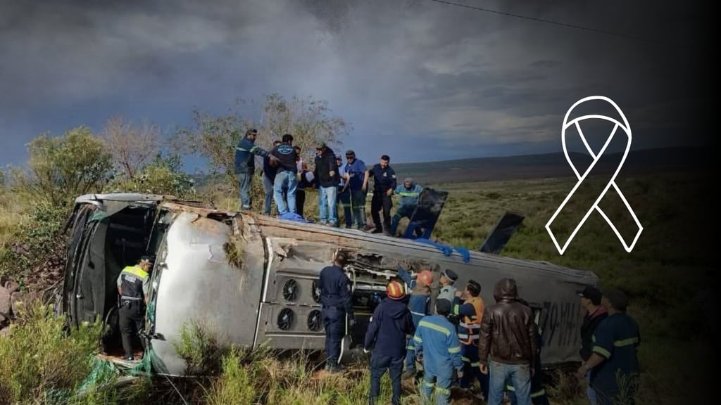 Niña de 4 años muere en volcadura de Omnibus, entre Vicente Guerrero y Sombrerete