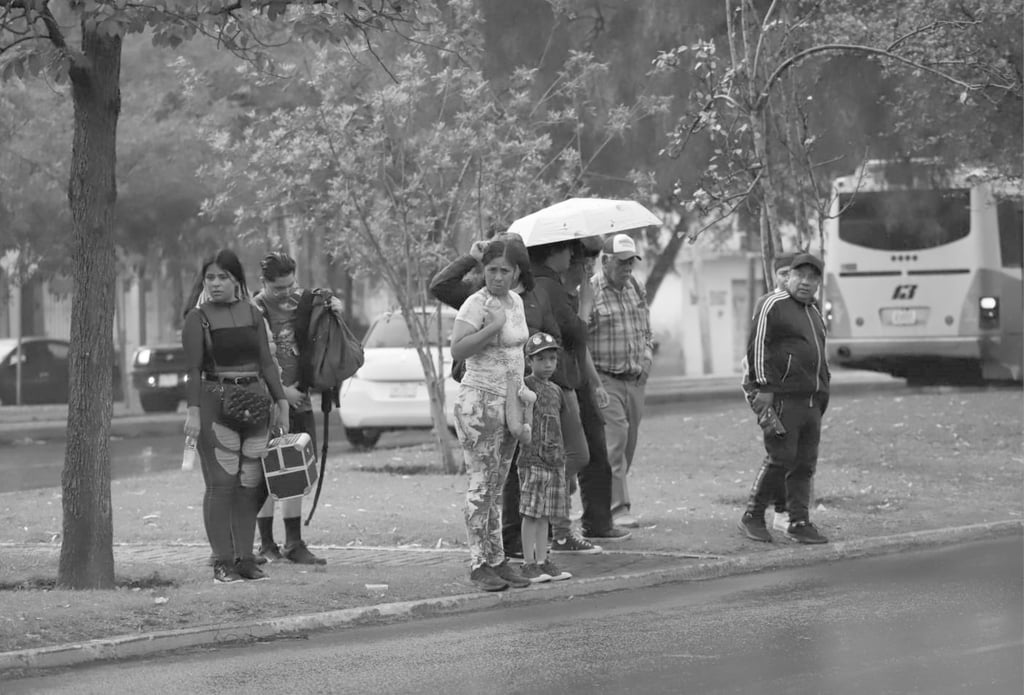 Lluvia. De todos modos, hay que salir prevenidos con el paraguas.