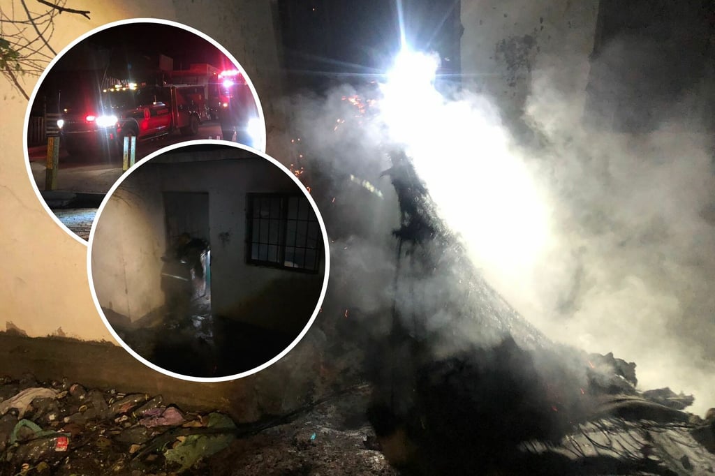 Incendio en vivienda deja a una mujer con quemaduras en Durango