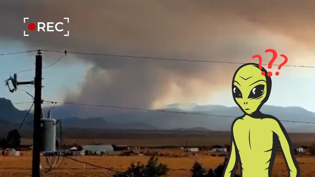 Se registra fuerte incendio cerca del Área 51; ¿qué fue lo que ocurrió? | VIDEO
