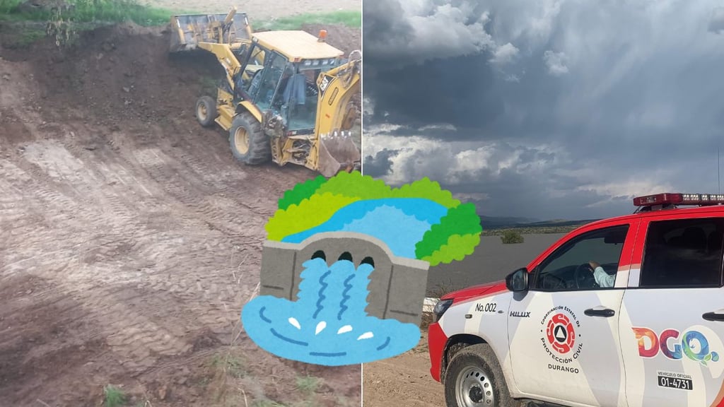 Dan aviso a pobladores ante desfogue de presa Francisco Villa; ya está al 95%