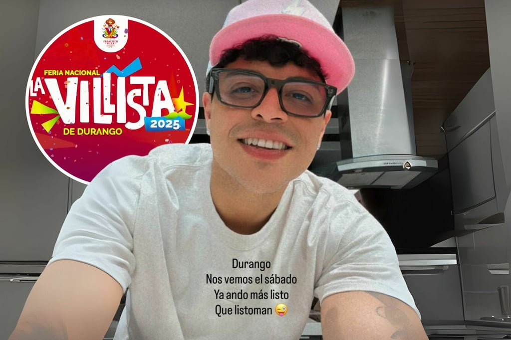 Eduin Caz, vocalista de Grupo Firme comparte imágenes previo a su concierto en Durango