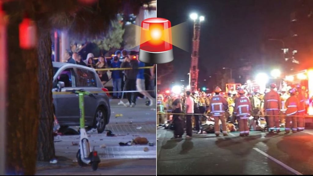 Atropello masivo en Los Ángeles deja al menos 30 heridos; siete están graves | VIDEO