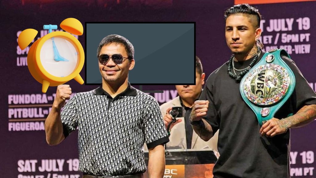 ¿A qué hora y por dónde ver la pelea de Manny Pacquiao vs Mario Barrios?