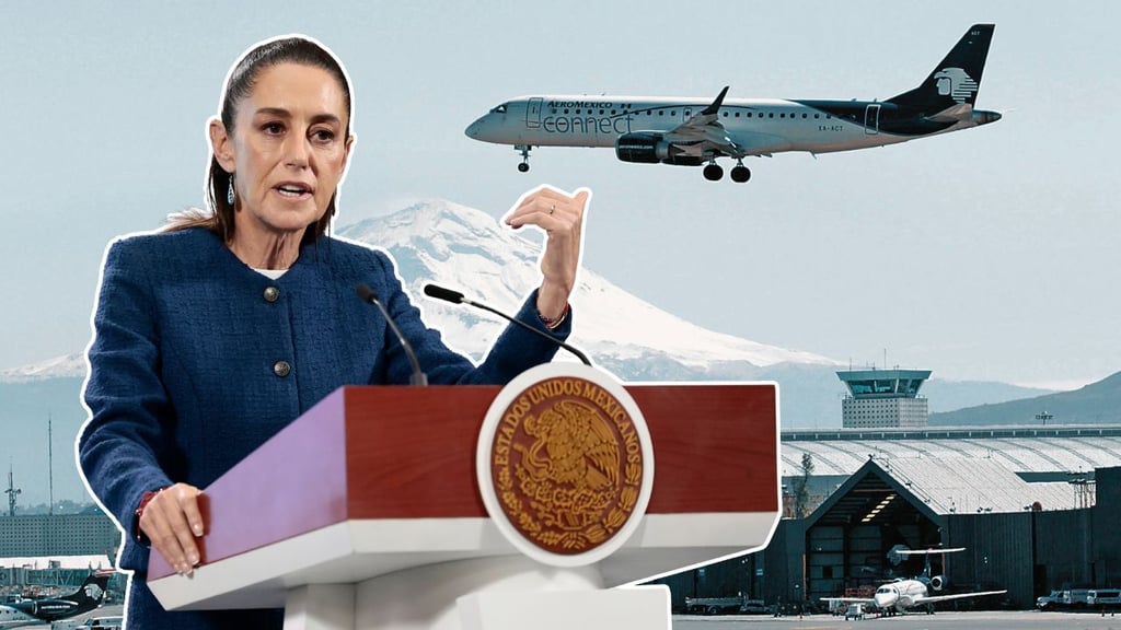 Sheinbaum reacciona a la amenaza de Estados Unidos sobre rechazar vuelos de México