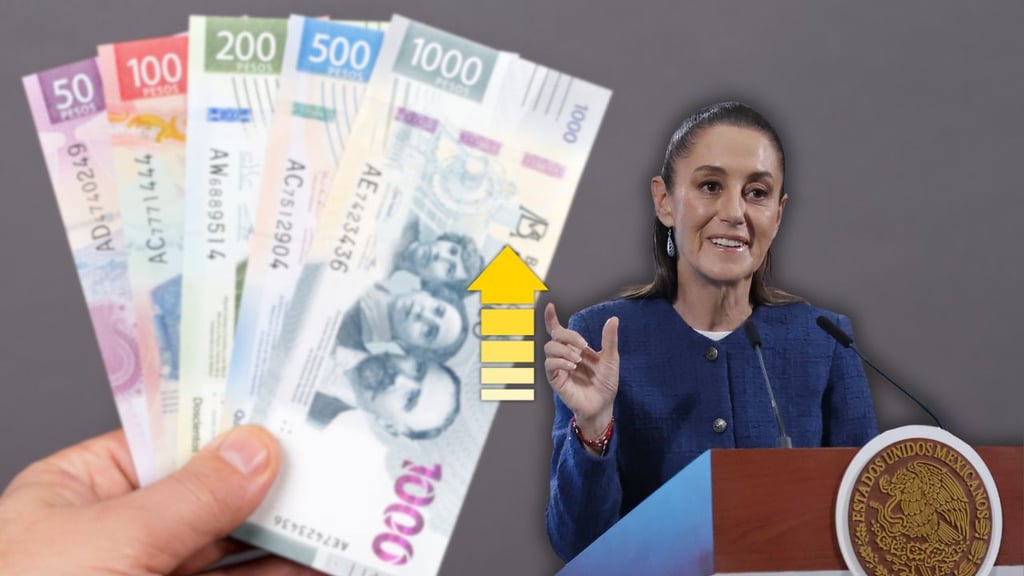 Sheinbaum confirma el aumento del salario mínimo para el 2026, ¿de cuánto será?