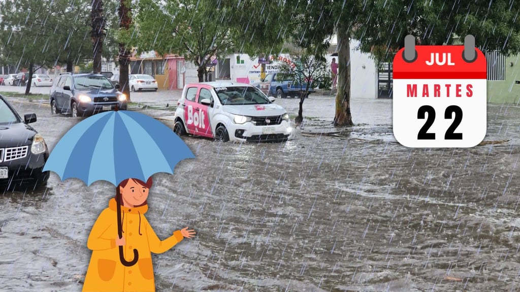 Monzón mexicano traerá lluvias muy fuertes a Durango HOY martes 22 de julio: pronóstico del día
