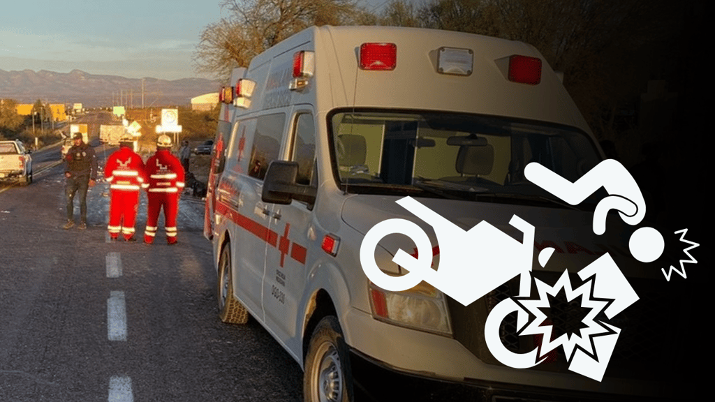 Motociclista muere al derrapar en la salida a México