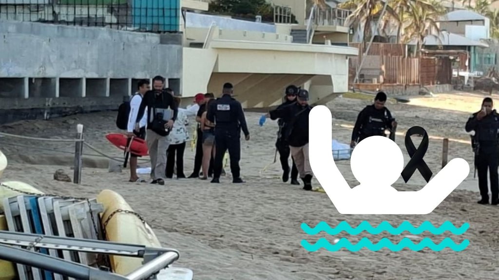 Joven turista fallece ahogado en Mazatlán; habría ingresado al mar en estado de ebriedad