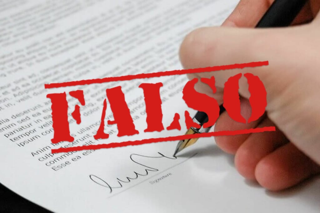 ¿Cuáles son las consecuencias por falsificar documentos oficiales en México?