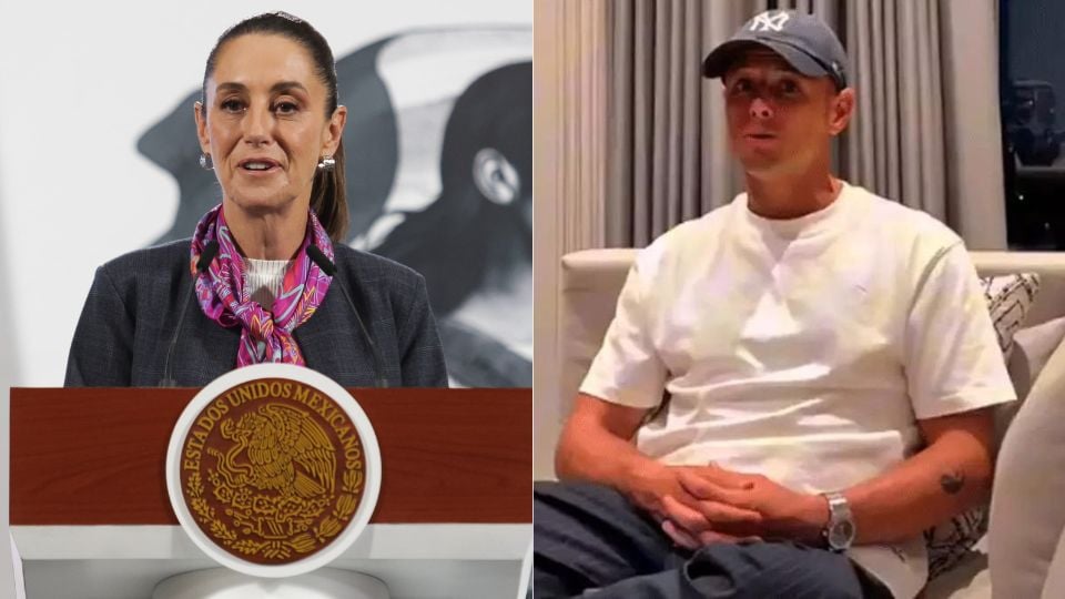 Claudia Sheinbaum tunde a 'Chicharito' Hernández, ¿qué dijo sobre su discurso?