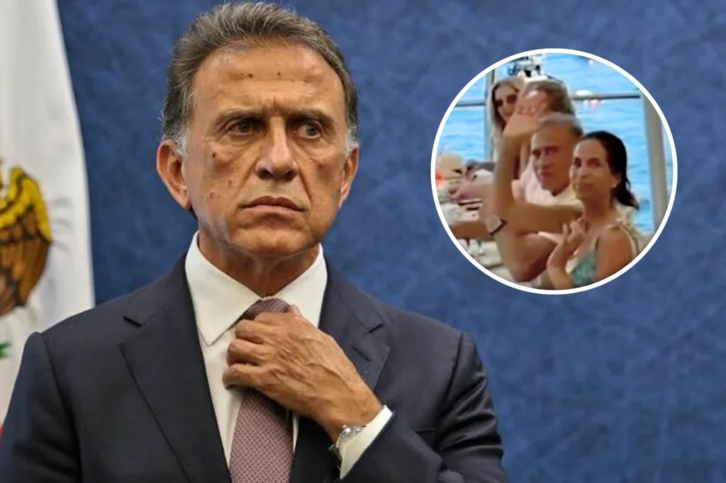 ¡Ahora es Yunes!: así fue captado en lujoso club de playa, en Italia
