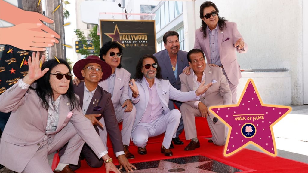 Los Bukis reciben su estrella en el Paseo de la Fama en Hollywood y la dedican a migrantes