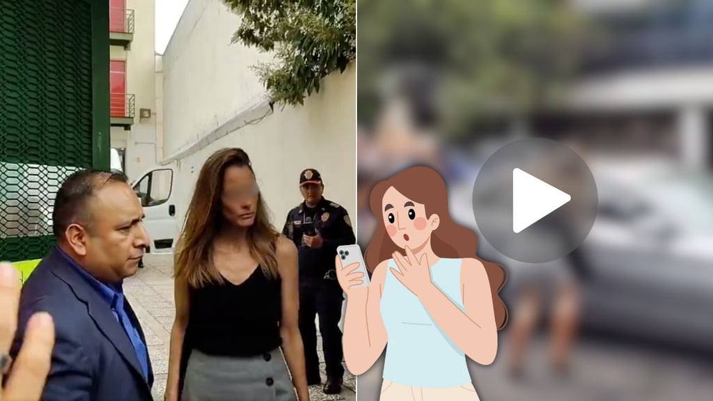 Entre gritos y personas que lanzaron agua, así salió ‘Lady Racista’ de su audiencia | VIDEO