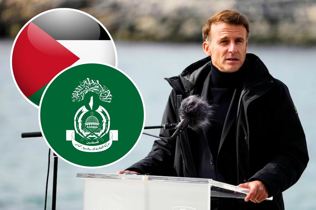 Macron declara que hay que desarmar a Hamas y reconstruir Gaza