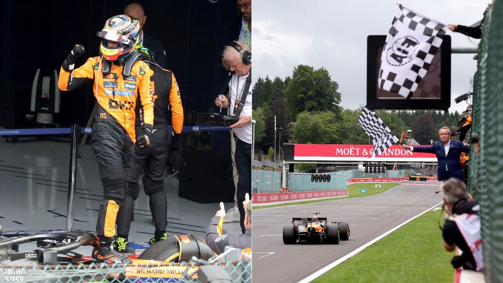 F1: Piastri gana el Gran Premio de Bélgica