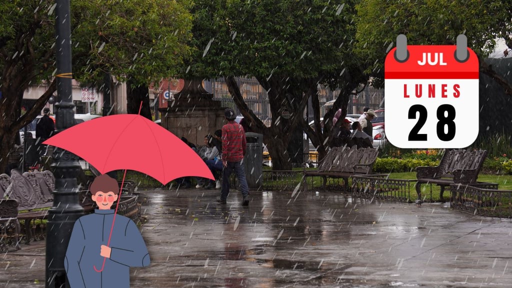 ¿Inicio de semana con fuertes lluvias en Durango? Así será el clima HOY lunes 28 de julio