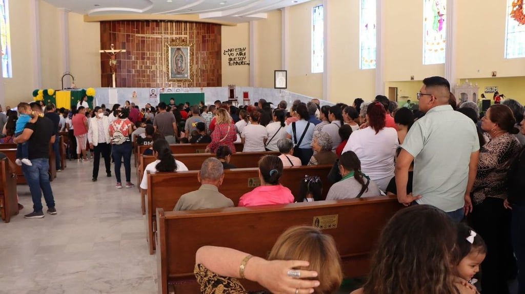 Santuario. La imagen también fue llevada al santuario de la Virgen de Guadalupe.

