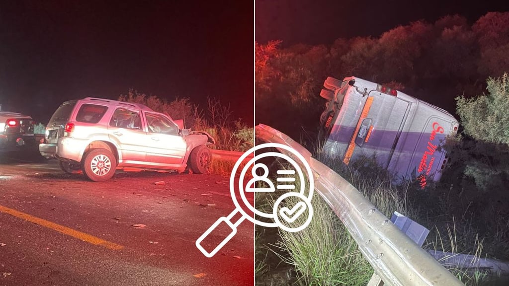 Identifican a hombre que murió en choque entre autobús y camioneta en Nombre de Dios; hay 50 lesionados