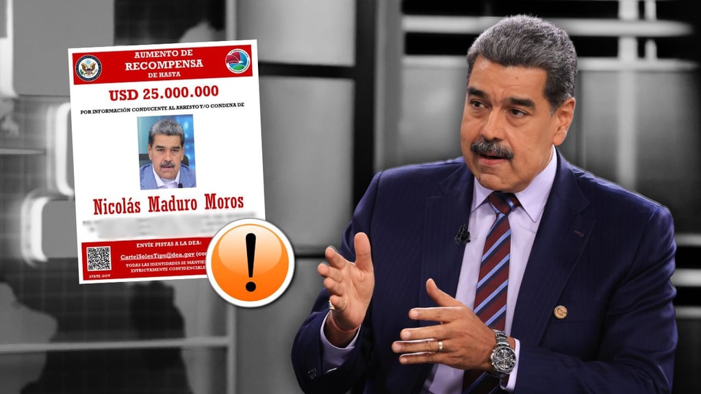 ¿Por qué la DEA está ofreciendo una recompensa por Nicolás Maduro?